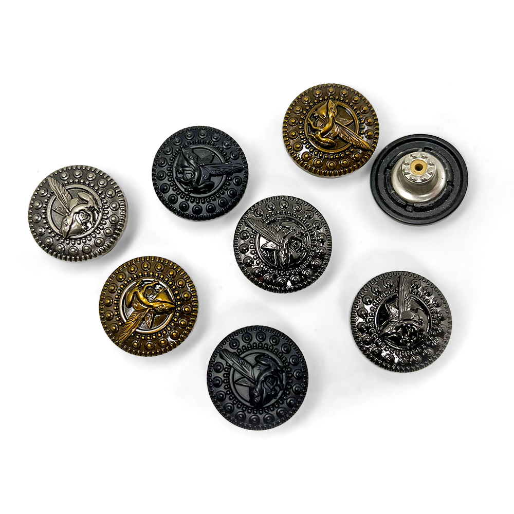 Zinc alloy button - style 2